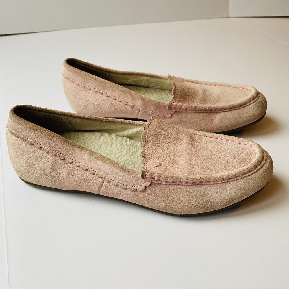 Vionic Mckenzie Slipper Pink Suede Size 9.5